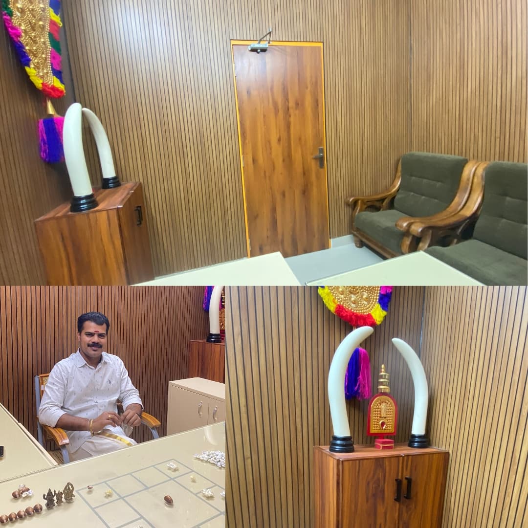 Kerala astrology office and consultation setup